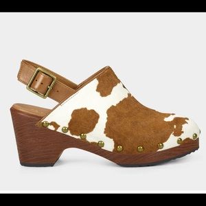 Aerosoles Danby Clog cow print 8.5 NIB